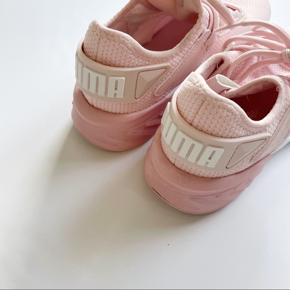 PUMA Amare Pink & White Women's Sneakers - Picture 5 of 8